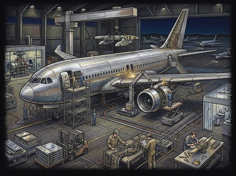 Контроль герметичности элементов фюзеляжа и заклепочных соединений в авиации вакуумной рамкой RUNDT